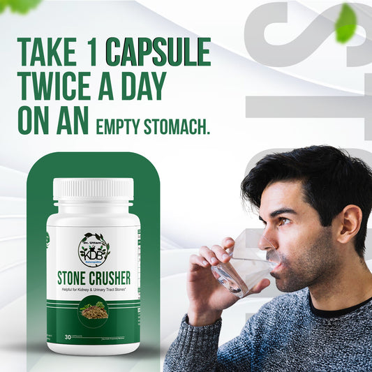 Kidney Stone Support Capsules | Herbal Formula for Stone Management & Kidney Care
