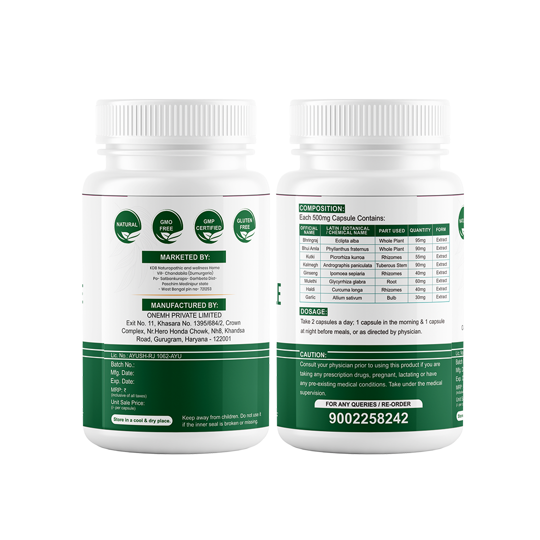 Fatty Liver Care Capsules | Herbal Support for Liver Fat Reduction & Detox