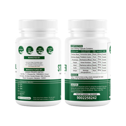 Kidney Stone Support Capsules | Herbal Formula for Stone Management & Kidney Care