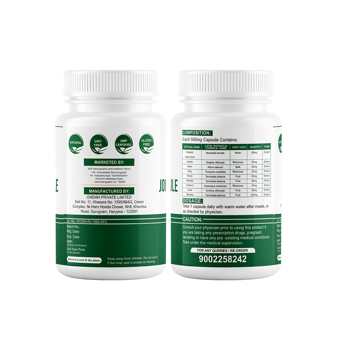 Joint Pain Relief Capsules | Herbal Support for Mobility & Flexibility