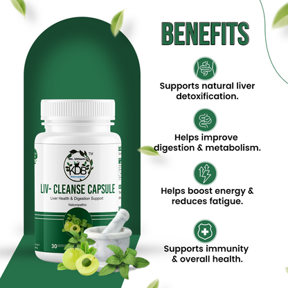 Liver Cleanse Capsules | Advanced Herbal Detox for Liver Health