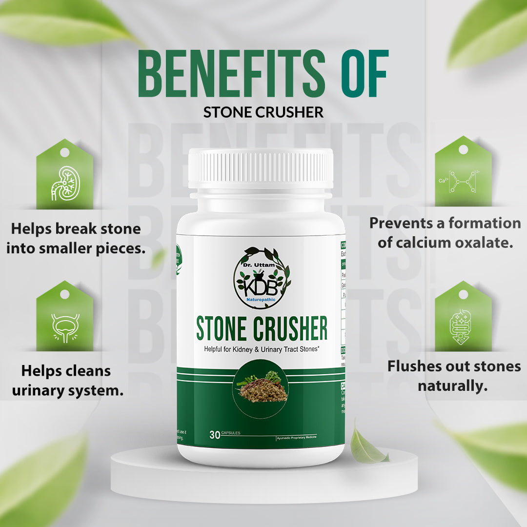 Kidney Stone Support Capsules | Herbal Formula for Stone Management & Kidney Care