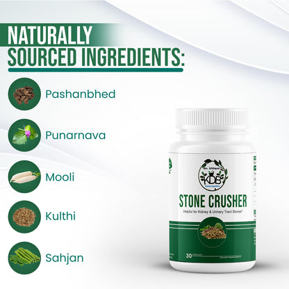 Kidney Stone Support Capsules | Herbal Formula for Stone Management & Kidney Care