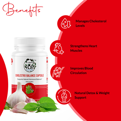 Cholesterol Balance Capsules | Herbal Support for Heart Health & Lipid Control