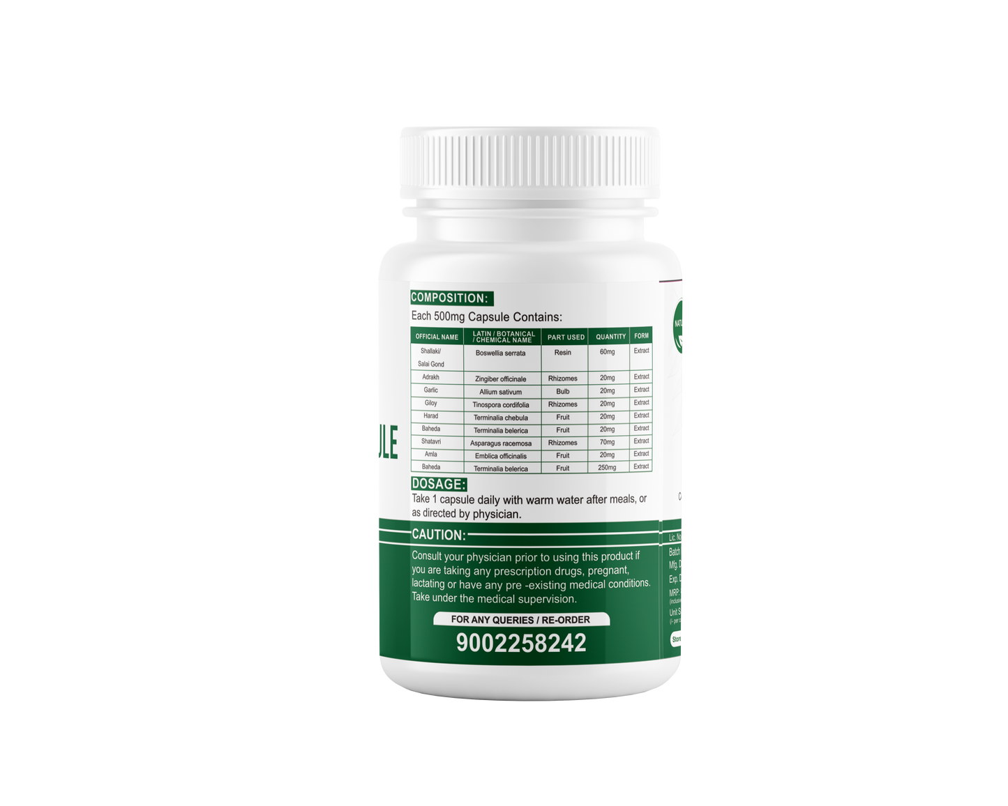 KDB Joint Care Capsules for Joint Pain Relief & Mobility Support