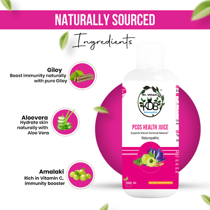 PCOS Balance Juice | Herbal Support for Hormonal Health & Cycle Regularity